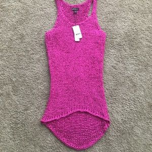 Express Magenta Knit tank